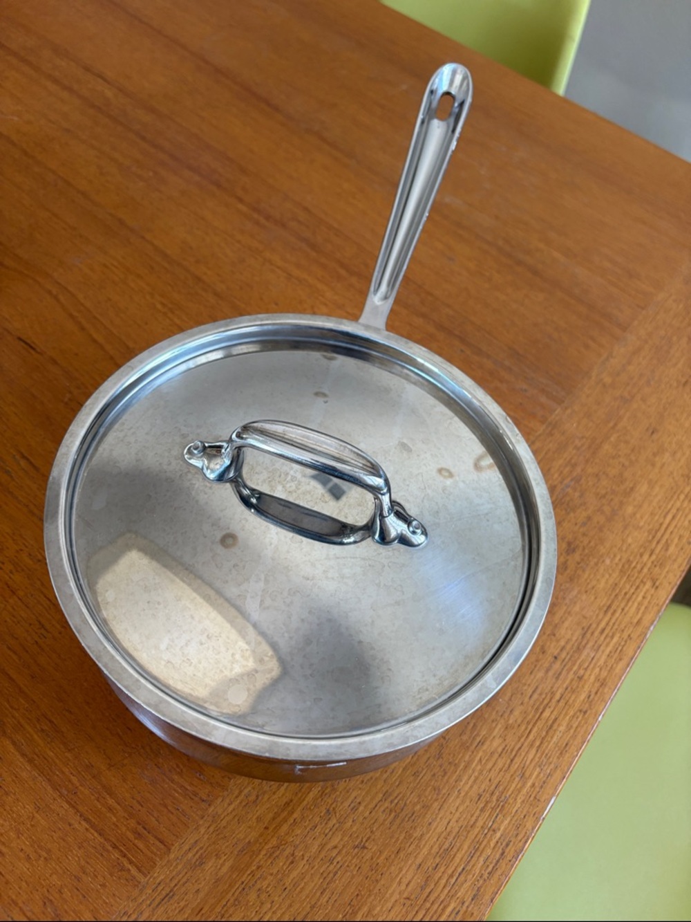 Preloved All-Clad pot with lid